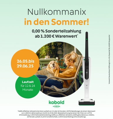 0,0% Finanzierung bis zu 29.06.2025