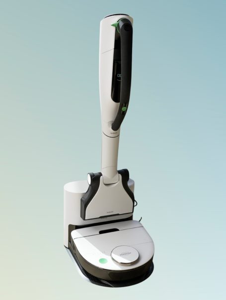 Vorwerk Kobold Saugroboter VR7 mit Vorwerk Kobold Absaugsation RB7 und Vorwerk Kobold Akku-Staubsauger VK7