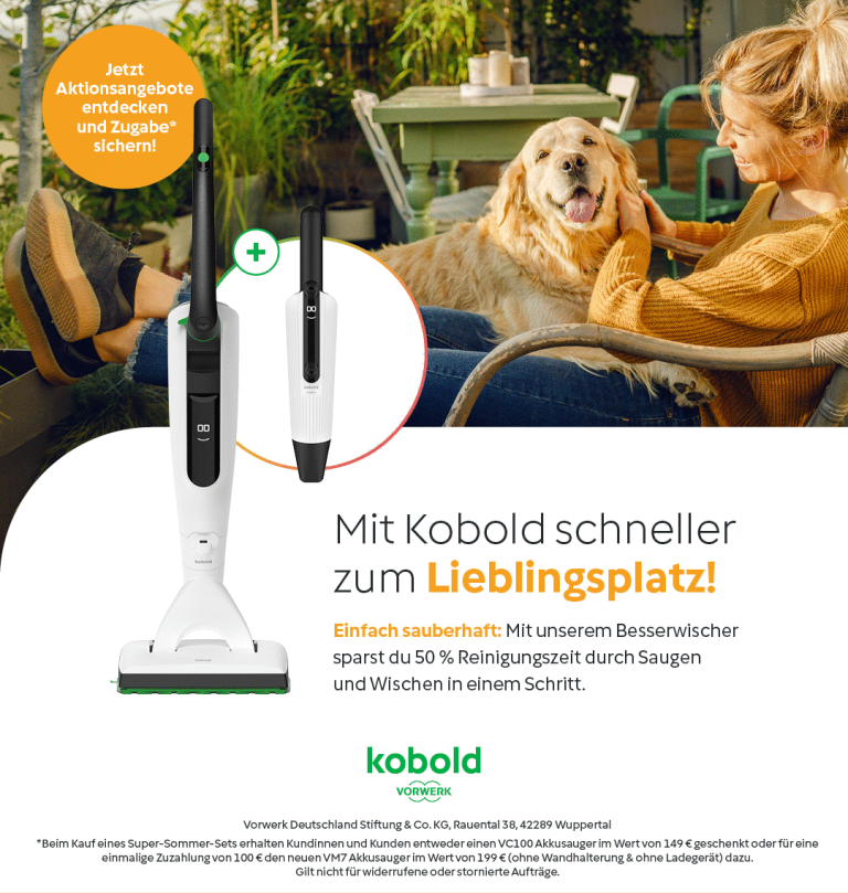 Mit Kobold schneller zum Lieblingsplatz!